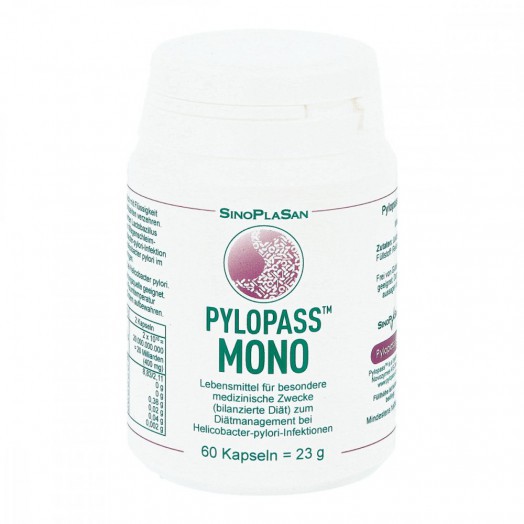 PYLOPASS MONO  Пилопасс МОНО против Helicobacter pylori ,60 капсул