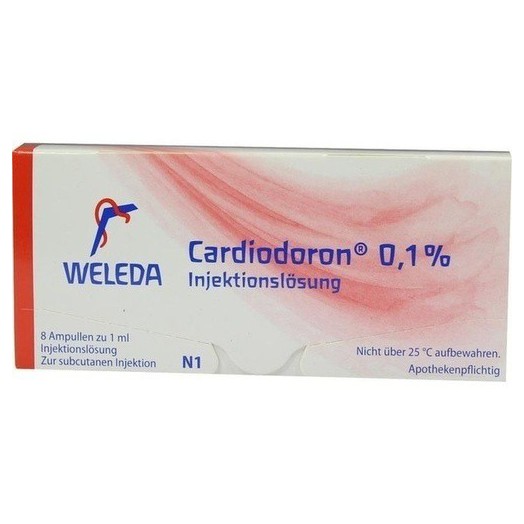 CARDIODORON 0,1% Injektionslösung Кардиодорон раствор для инъекций,8*1 мл