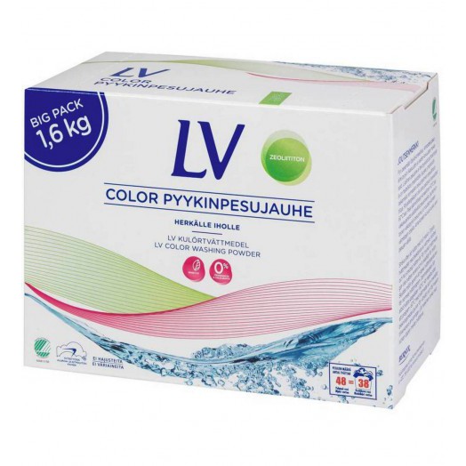 LV Color washing powder concentrate Концентрированный гипоаллергенный стиральный порошок 1.6 кг