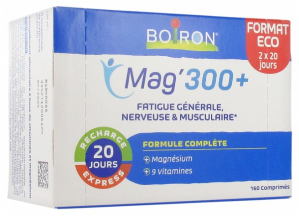 	 Boiron Mag'300+ 160 Tabletten Буарон Mag'300+ 160 таблеток