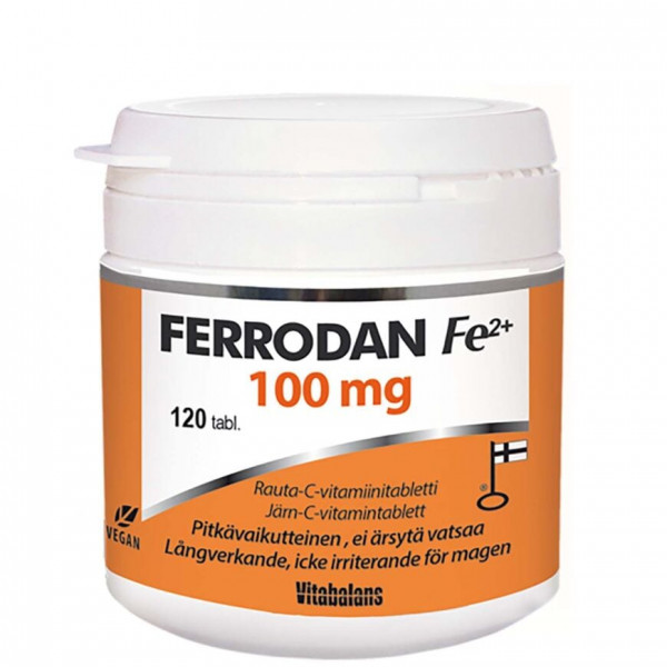FERRODAN FE2+  Ферродан 100 мг железо в капсулах,120 шт