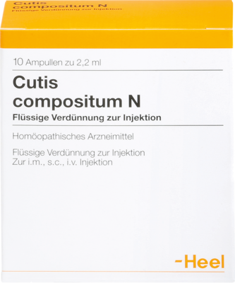 Cutis compositum N ампулы 10 шт.