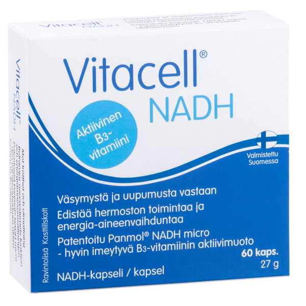Vitacell NADH Витаселл NADH ,при истощении после заболеваний ,60 капсул