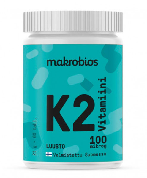 Makrobios Витамин К2  21г, 60 таблеток