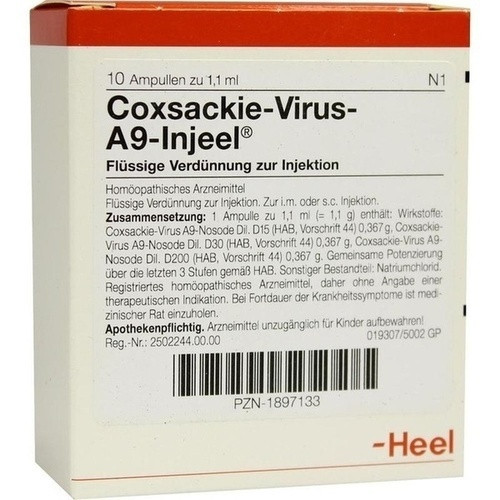 COXSACKIE-Virus A9 Injeel Вирус Коксаки в ампулах,10 шт