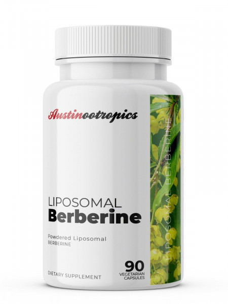 Liposomal Berberine Липосомальный берберин  премиум-класса 250 мг, 90 капс