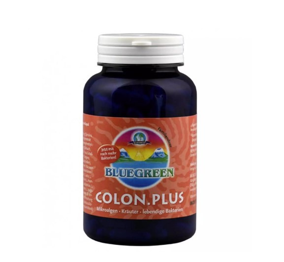 COLON PLUS von BLUEGREEN  КОЛОН ПЛЮС с бактериями, микроводорослями и травами, 60 шт.