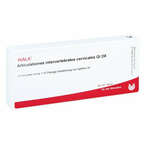 ARTICULATIONES INTERVERTEBRALES CERVICALES GL D 8,10x1 ml ШЕЙНЫЕ МЕЖПОЗВОНОЧНЫЕ СУСТАВЫ GL D 8,10x1 мл