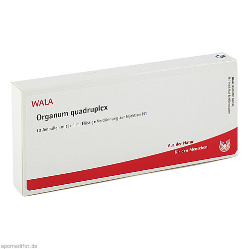 ORGANUM QUADRUPLEX,10x1 ml Четверной орган,10x1 мл