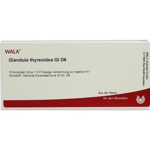 GLANDULA THYREOIDEA GL D 6,10x1 ml ГЛАНДУЛА ТИРЕОИДЕЙНАЯ GL D 6,10x1 мл