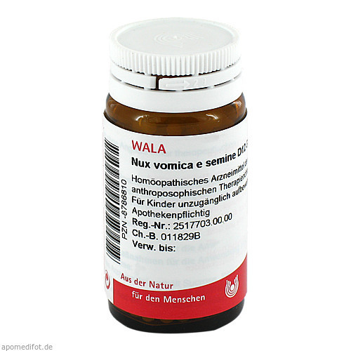 NUX VOMICA E SEMINE D12,20 g ВОМИКА ОРЕХОВАЯ ИЗ СЕМЯН D12,20 г