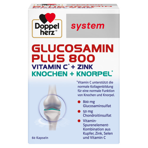 Doppelherz Glucosamin Plus 800 system,60 Stk. Система Доппельгерц Глюкозамин Плюс 800,60 шт.