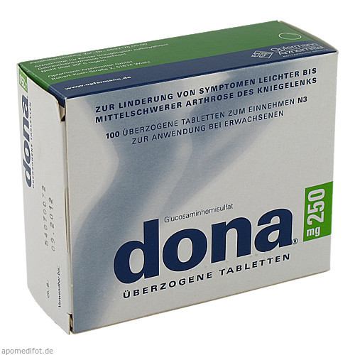 DONA 250mg überzogene Tabletten,100 Stk. ДОНА 250 мг таблетки, покрытые оболочкой.,100 шт.