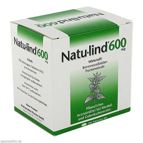 Natulind 600mg,100 Stk. Натулинд 600мг,100 шт.