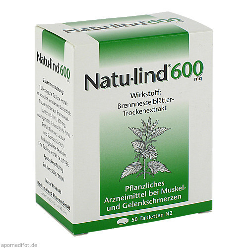 Natulind 600mg,50 Stk. Натулинд 600мг,50 шт.