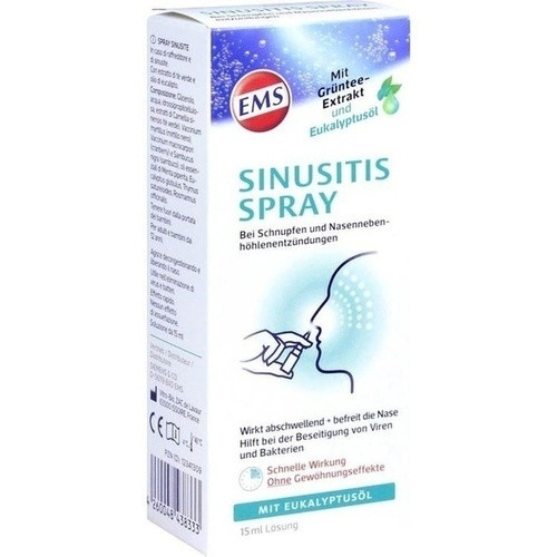 Emser Sinusitis Spray mit Eukalyptusöl,15 ml Спрей Emser Sinusitis с эвкалиптовым маслом,15 мл