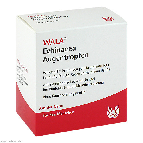 Echinacea Augentropfen,30x0,5 ml Глазные капли с эхинацеей,30х0,5 мл