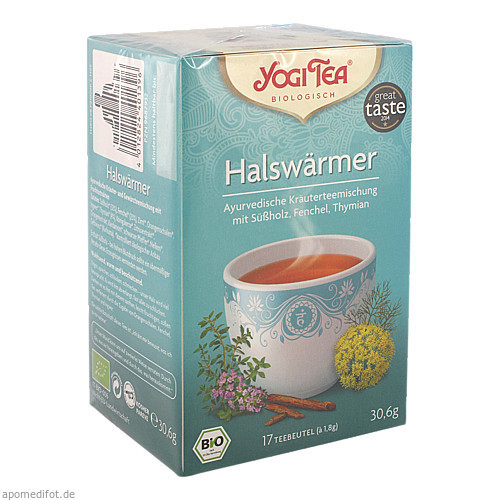 Yogi Tea Halswärmer Bio,17x1,8 g Йоги Чайный Подставка для шеи Кинотеатр,17x1,8 г