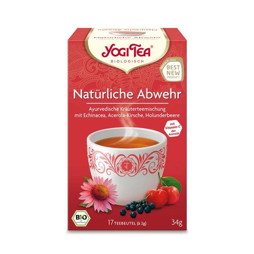 Yogi Tea Natürliche Abwehr Bio,17x1,8 g Чай Йоги Натуральная Защита Органический,17x1,8 г