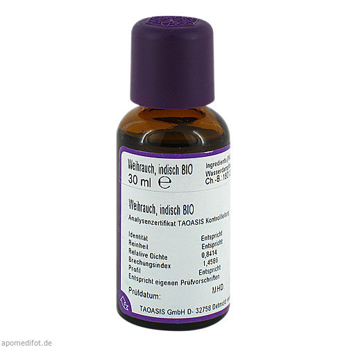 Weihrauch indisch Bio,30 ml Индийские органические благовония,30 мл