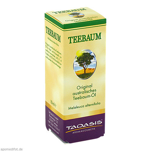 Teebaum Öl Taoasis im Umkarton,10 ml Масло чайного дерева Даоасис во внешней упаковке.,10 мл