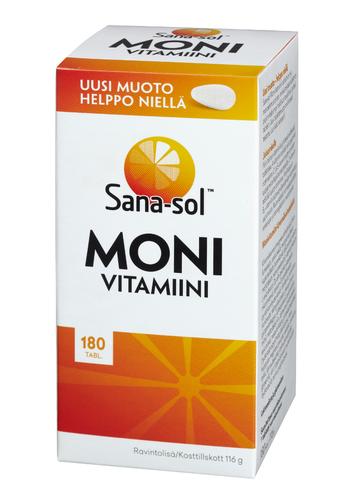 Sana-sol Multivitamin Санасол мультивитаминный комплекс 180 таб