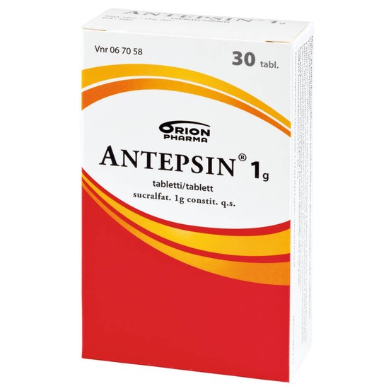 Antepsin Антепсин 1 гр 30 таблеток для лечения язвенной болезни желудка