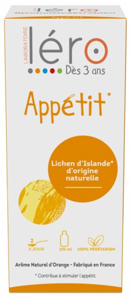 Léro Ab 3 Jahre Alter Appetit сироп для повышения аппетита у детей с трех лет,125 мл