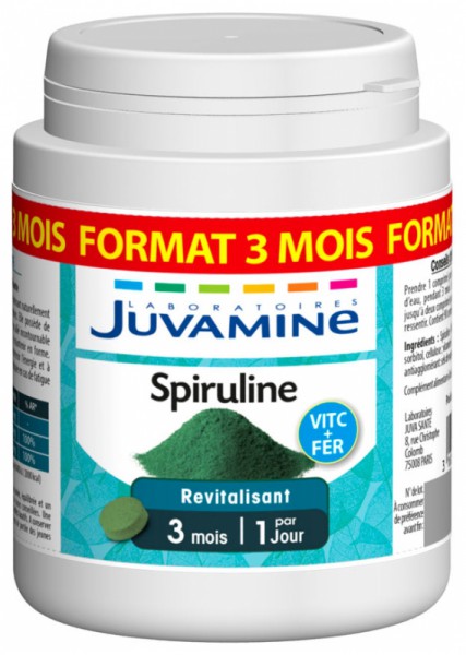 Juvamine Spirulina Ювамин Спирулина 90 таблеток