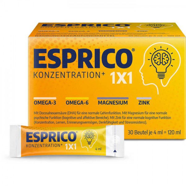 ESPRICO Эсприко  1x1 пакетики с суспензией ,лечение СДВГ у детей,30 саше по 4 мл